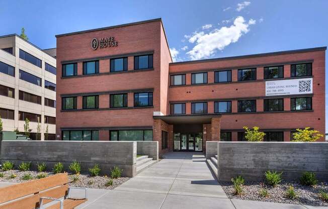 Exterior View of Maye House Apartments