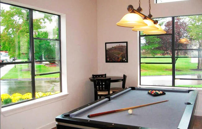 Billiards at CIncinnati OH apartments