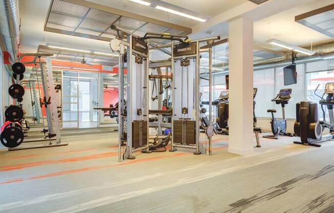 Fitness Center With Updated Equipment at Element 31 Apartments, Salt Lake City, UT