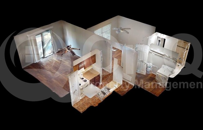 2 beds, 2 baths, 843 sqft, $1,199, Unit 1046