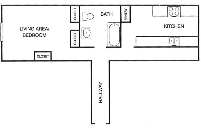 Studio, 1 bath, 550 sqft, $1,099