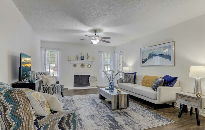 Furnished apartment interior