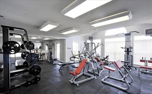Fitness Center at Village on the Lake Apartments, Spring Lake