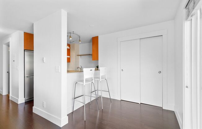 Wallingford one-bedroom one bath, includes water, sewer, garbage and parking.