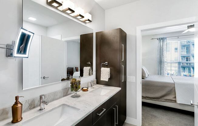 Luxurious Bathroom at Aster Apartments, Beachwood, OH, 44122