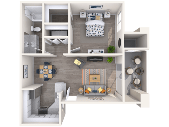 1 bed, 1 bath, 649 sqft, $1,140