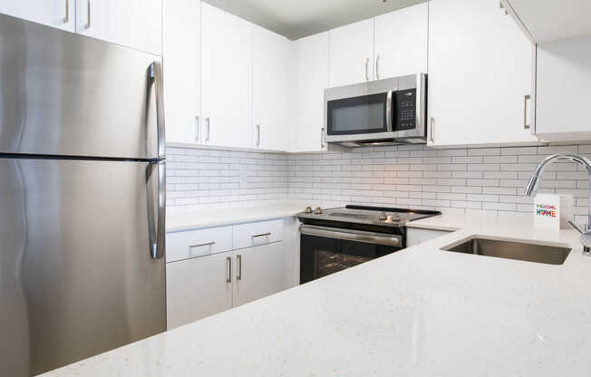 Kitchen with Stainless Steel Appliances