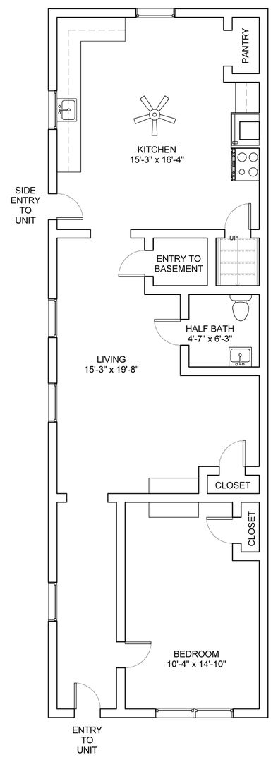 3 beds, 1.5 baths, $1,995, Unit 607