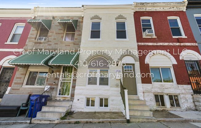 Gorgeous 3BD, 2BR townhome in Baltimore, City!