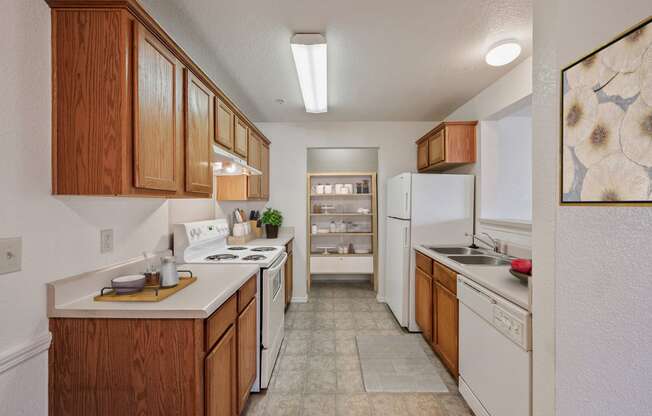 Virtually Staged Kitchen at Chapel Ridge of Gallatin, Gallatin Tennessee