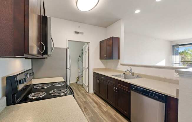 Kitchen at Mission Pointe by Windsor, Sunnyvale, California