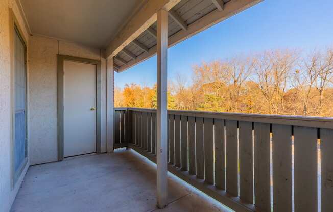 Balcony at Coventry Oaks Apartments, Overland Park, 66214