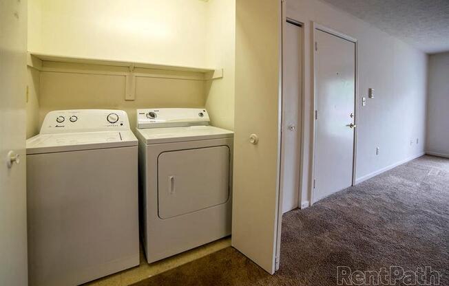 Full-Sized Washer And Dryer at Creekside Square Apartments, Indianapolis, IN