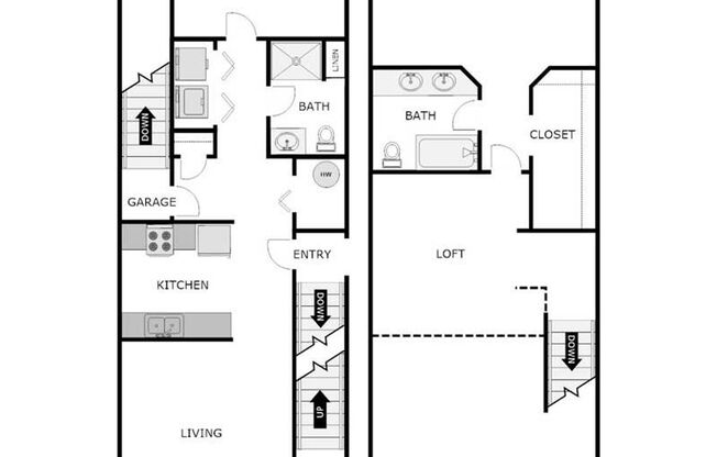 2 beds, 2 baths, 1,450 sqft, $1,795, Unit 440-03