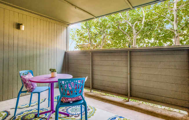 Outdoor Patio Area at Newport Apartments, CLEAR Property Management, Texas, 75062