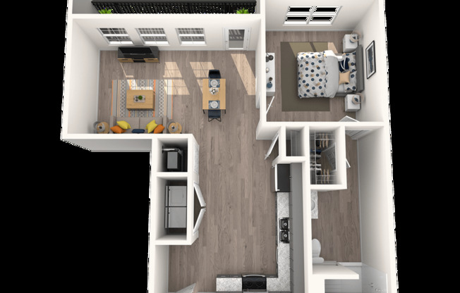 1 bed, 1 bath, 761 sqft, $1,155