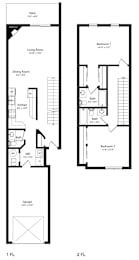 2 beds, 2 baths, 1,180 sqft, $2,030