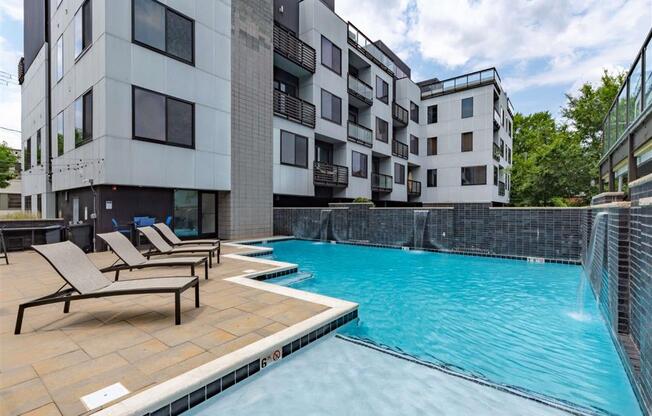 Pool  at The Masonry Apartments Richmond VA