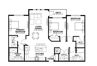 3 beds, 2 baths, 1,327 sqft, $2,571