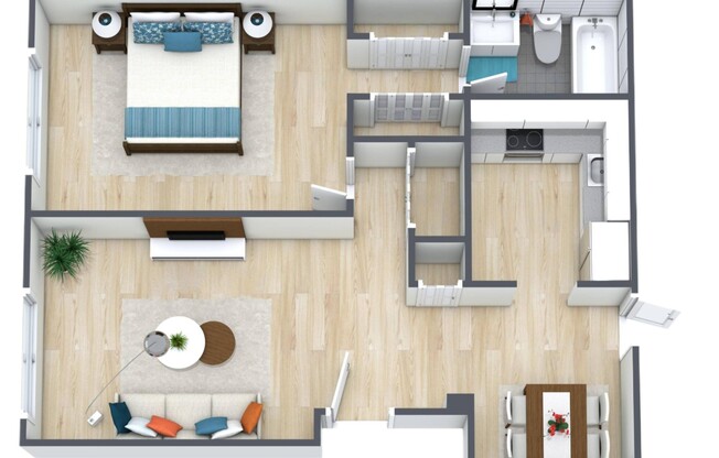 1 bed, 1 bath, 850 sqft, $1,950