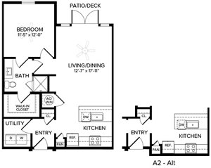 1 bed, 1 bath, 773 sqft, $1,667