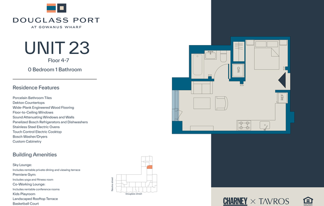 Studio, 1 bath, $3,275, Unit 423