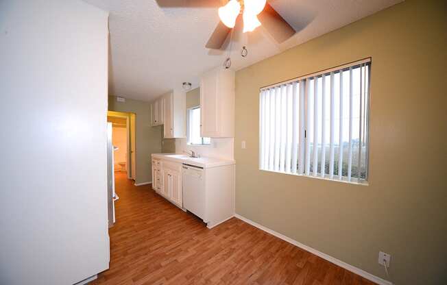 Ocean View Townhomes view of kitchen and window