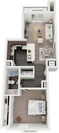 1 bed, 1 bath, 741 sqft, $998