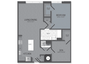 1 bed, 1 bath, 1,056 sqft, $2,746