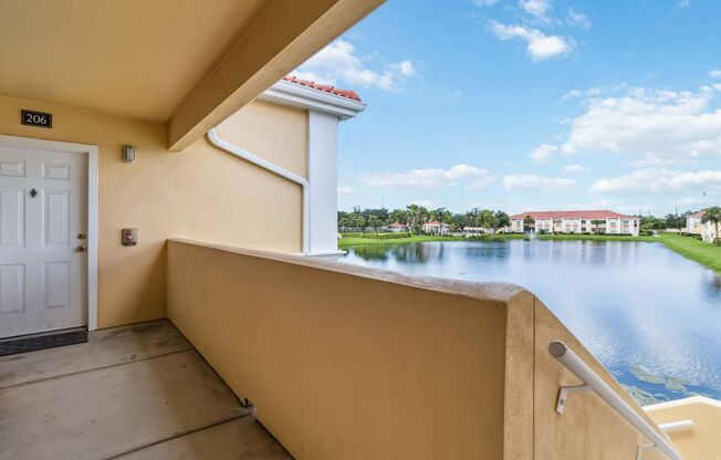 2/2 condo with beautiful water views available now for an annual lease