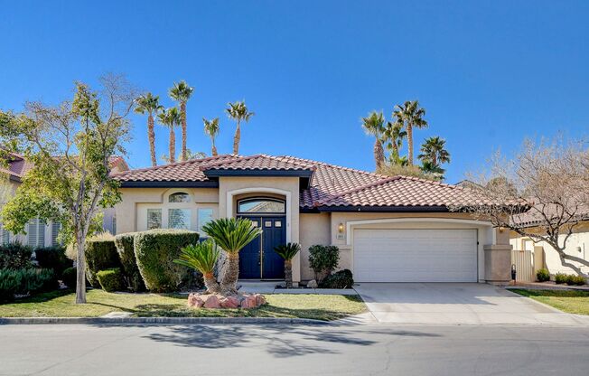 Single Story Pool Home in Gated Community