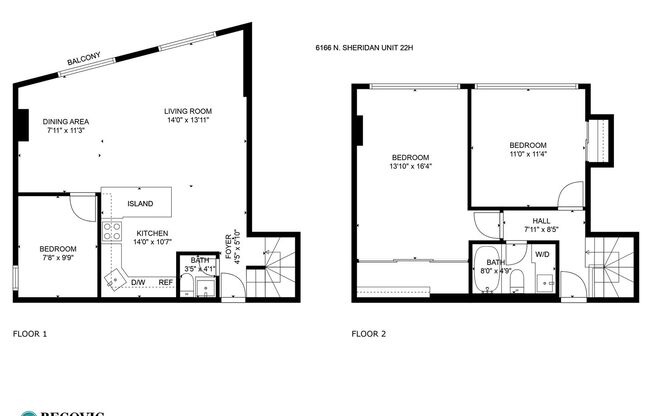 3 beds, 1.5 baths, 1,001 sqft, $3,400, Unit 22H