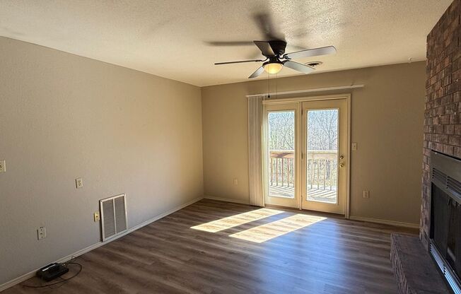 2 bedroom one bath apartment with 1 car garage at Cedar Hills in Ozark!  Water, Sewer, Trash and Basic Internet Included!