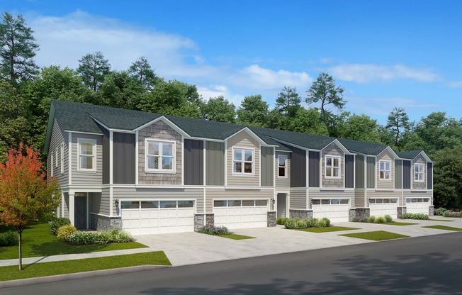 Choose from 3- and 4-bedroom townhomes, each featuring attached garages.