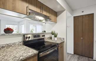 Eden Commons Apartments in Eden Prairie, MN Kitchen and Electric Stove