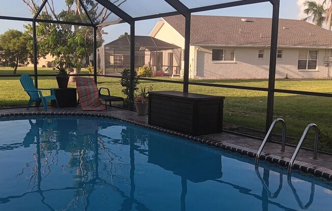 2 bed 2 bath with a pool