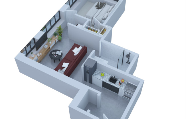 1 bed, 1 bath, 655 sqft, $1,875, Unit 520