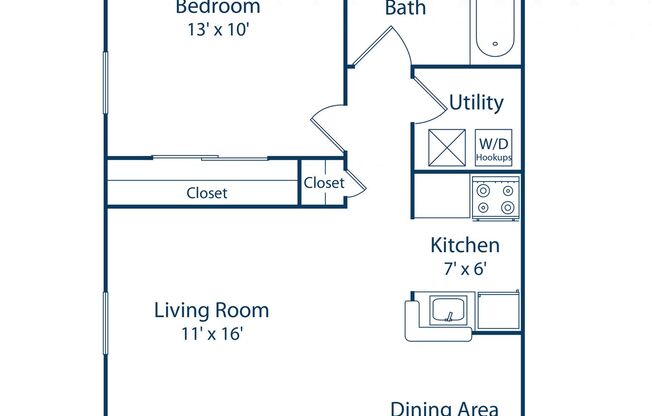 1 bed, 1 bath, 700 sqft, $1,175