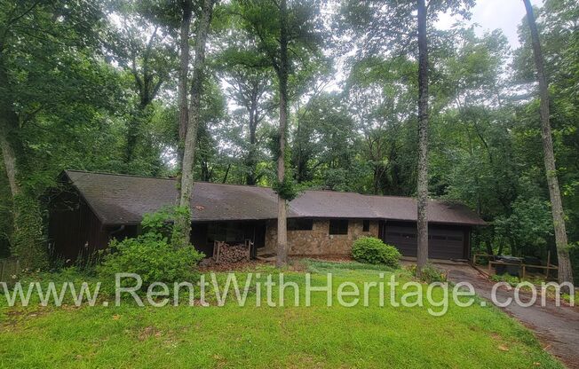 Charming Cabin Style Home on 1.3 Acres / Finished Basement / Great Location