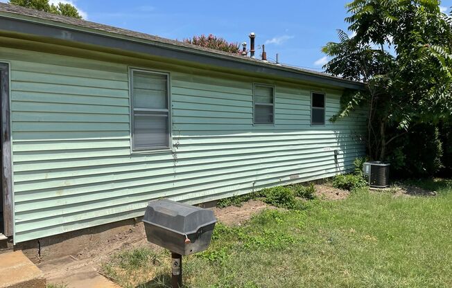 This 3 bedroom, 1.5 bathrooms house sits on a large lot with a great fenced in back yard!