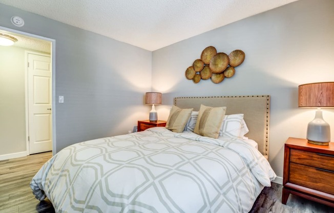 The Alexandar Apartments Model Bedroom