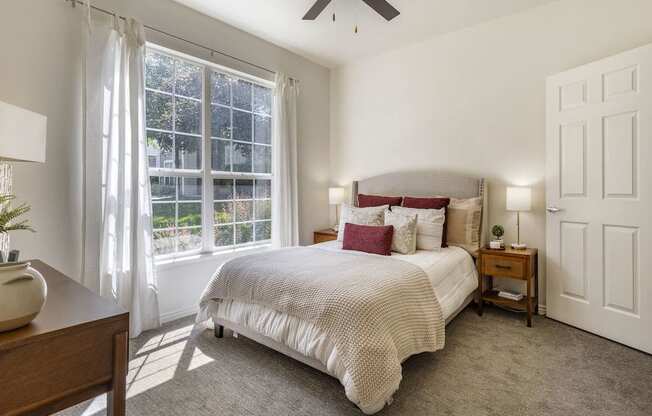 Large Window in Bedroom at Pinehurst Apartments Midvale, UT 84047