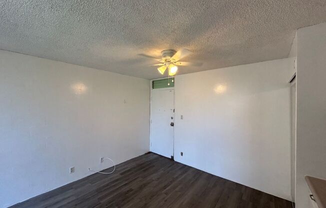 Upgraded studio available now in a secured building.