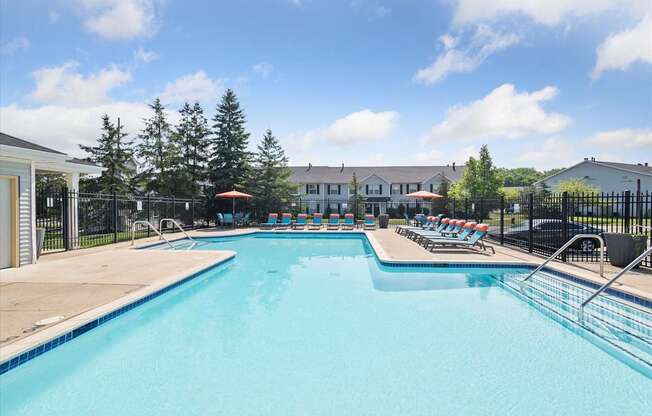 Outdoor Pool with Sundeck