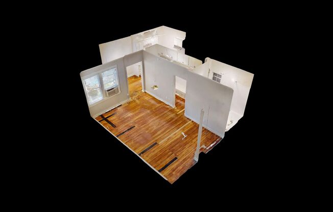 Studio, 1 bath, 350 sqft, $1,395, Unit 208