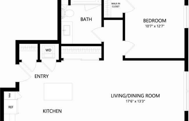 1 bed, 1 bath, 798 sqft, $4,070, Unit 801