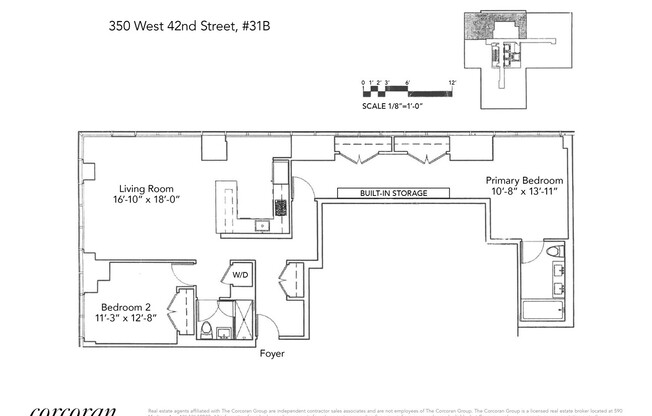 2 beds, 2 baths, 1,430 sqft, $7,950, Unit 31B