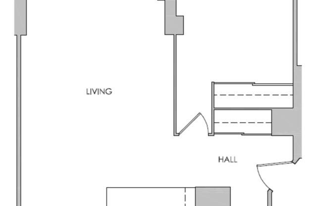 1 bed, 1 bath, 600 sqft, $1,415, Unit 207