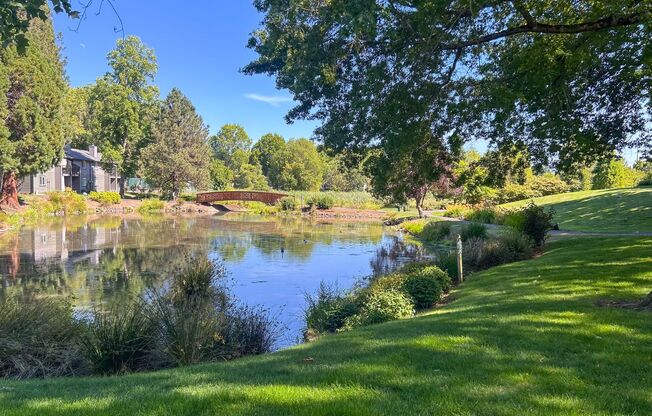 1BD 1BA Single Level Condo + Fireplace + 1 Car Garage + Fitness Center + Tennis Courts + Community Pool
