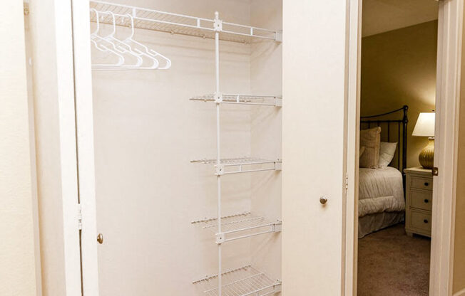 Linen Closet in Kentwood apartment